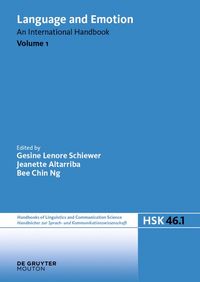 Produktbild: Language and Emotion. Volume 1