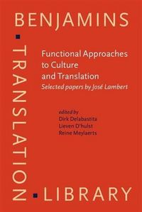 Produktbild: Functional Approaches to Culture and Translation