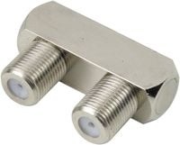 Produktbild: Renkforce 0403444 F-Verbinder U-Form Anschl&uuml;sse: F-Buchse, F-Buchse 1St.