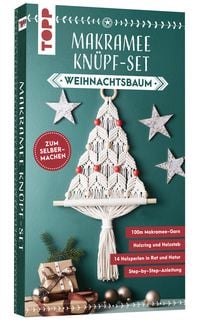 Produktbild: Makramee Kn&uuml;pf-Set Weihnachtsbaum