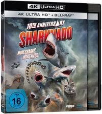 Produktbild: Sharknado - More Sharks more Nado Extended 4K-Edition (UHD+Blu-ray Sonderauflage im Hai-Schuber, limitiert auf 500 St&uuml;ck)