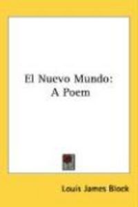 Produktbild: El Nuevo Mundo: A Poem