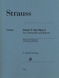 Produktbild: Richard Strauss - Violoncellosonate F-dur op. 6