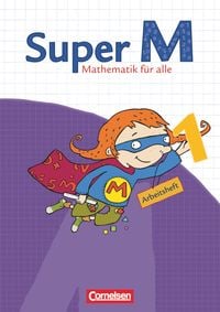 Produktbild: Super M - Mathematik f&uuml;r alle - Ausgabe Westliche Bundesl&auml;nder (au&szlig;er Bayern) - 2008 - 1. Schuljahr