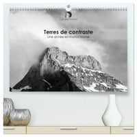 Produktbild: Terres de contraste &ndash; Une ann&eacute;e en monochrome (Calendrier mural 2026 DIN A2 vertical) calendrier de bureau