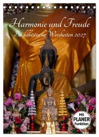 Produktbild: Harmonie und Freude Buddhistische Weisheiten 2027 (Tischkalender 2027 DIN A5 hoch), CALVENDO Monatskalender