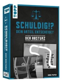 Produktbild: Schuldig?! Dein Urteil entscheidet &ndash; Der Absturz. Krimispiel in 50 Karten