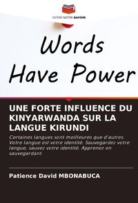 Produktbild: Une Forte Influence Du Kinyarwanda Sur La Langue Kirundi