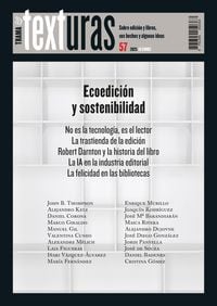 Produktbild: Texturas 57: Ecoedici&oacute;n y sostenibilidad