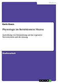 Produktbild: Physiologie im Berufskontext Shiatsu