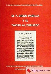 Produktbild: El p. Diego Padilla y el "Aviso al p&uacute;blico"