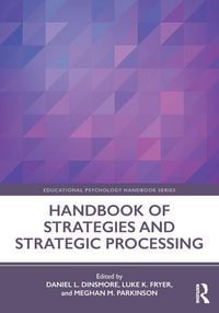Produktbild: Handbook of Strategies and Strategic Processing