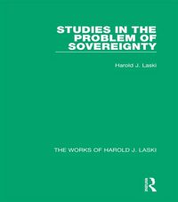 Produktbild: Studies in the Problem of Sovereignty (Works of Harold J. Laski)