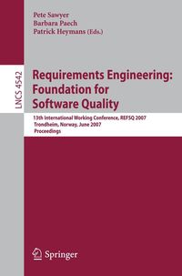 Bild vom Artikel Requirements Engineering: Foundation for Software Quality vom Autor Pete Sawyer