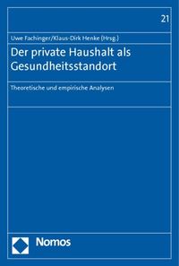 Bild vom Artikel Der private Haushalt als Gesundheitsstandort vom Autor Uwe Fachinger