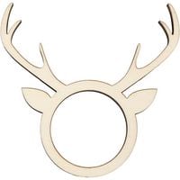 Produktbild: Creativ Company Serviettenring, H 8 cm, T 5 mm, D 4,5 cm, Lochgr&ouml;&szlig;e 3,5 cm, 4 Stk