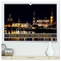 Produktbild: Eine Nacht in Dresden (hochwertiger Premium Wandkalender 2026 DIN A2 quer), Kunstdruck in Hochglanz