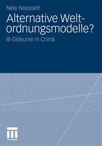 Produktbild: Alternative Weltordnungsmodelle?
