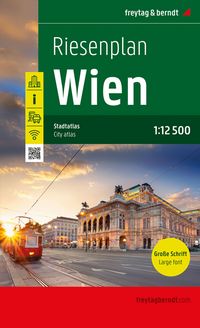 Produktbild: Freytag & berndt Stadtatlas Wien Riesenplan, St&auml;dteatlas 1:12.500