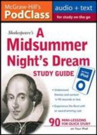 Produktbild: McGraw-Hill's Podclass a Midsummer Night's Dream Study Guide (MP3 Disk)