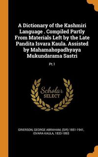 Produktbild: Dict Of The Kashmiri Language