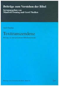 Produktbild: Thei&szlig;en, G: Texttranszendenz