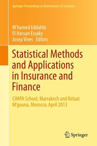 Produktbild: Statistical Methods and Applications in Insurance and Finance