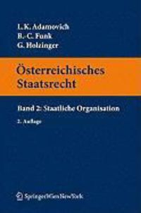 Bild vom Artikel Österreichisches Staatsrecht Band 2: vom Autor Ludwig K. Adamovich