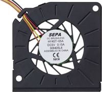 Produktbild: SEPA HY45T05A-830 Radiall&uuml;fter 5 V/DC 2.3 m&sup3;/h (L x B x H) 45 x 45 x 5mm