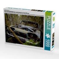 Produktbild: CALVENDO Puzzle Ein Motiv aus dem Kalender BILKYRKOG&Aring;RDEN Der Autofriedhof im Kyrk&ouml; Mosse | 1000 Teile Lege-Gr&ouml;&szlig;e 64x48cm Foto-Puzzle f&uuml;r gl&uuml;ckliche Stunden