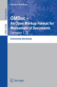 Produktbild: OMDoc -- An Open Markup Format for Mathematical Documents [version 1.2]