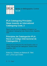 Produktbild: IFLA Cataloguing Principles: Steps towards an International Cataloguing Code, 2