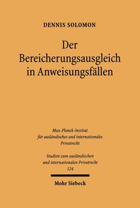 Produktbild: Der Bereicherungsausgleich in Anweisungsf&auml;llen