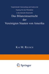 Produktbild: Das Bilanzsteuerrecht der Vereinigten Staaten von Amerika