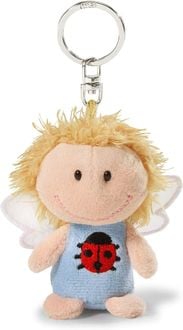 Produktbild: NICI 34552 - Schl&uuml;sselanh&auml;nger Schutzengel mit Marienk&auml;fer Ich besch&uuml;tz dich, Gl&uuml;cksbringer, blau, 7 cm