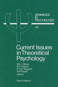 Produktbild: Current Issues in Theoretical Psychology