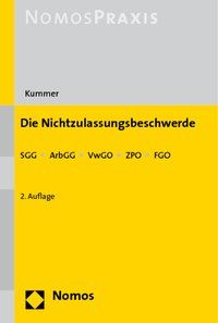 Produktbild: Die Nichtzulassungsbeschwerde