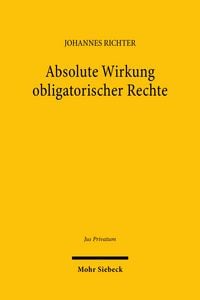 Produktbild: Absolute Wirkung obligatorischer Rechte