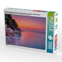 Produktbild: CALVENDO Puzzle Sonnenuntergang in die n&auml;he von Agios Ioannis, Lefkada, Griechenland. | 1000 Teile Lege-Gr&ouml;&szlig;e 64x48cm Foto-Puzzle f&uuml;r gl&uuml;ckliche Stunden