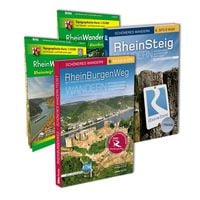 Produktbild: Rheinsteig/Rheinburgenweg - Premium-Set mit zwei Topo-Karten 1: 25000 des LVermGeo