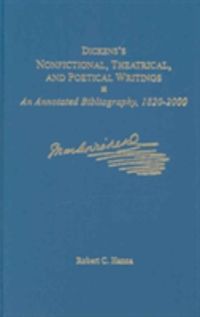 Produktbild: Dickens''s Nonfictional, Theatrical and Poetical Writings