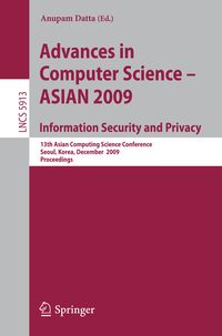 Produktbild: Advances in Computer Science, Information Security and Privacy