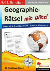 Produktbild: Geographie-R&auml;tsel mit Witz! - 8.-13. Schuljahr