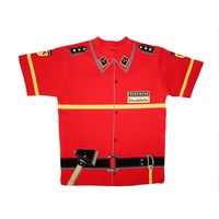 Bild vom Artikel Kids Shirt Kinder Feuerwehr T-Shirt rot Uniform - Gr. 116 vom Autor 