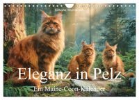 Produktbild: Eleganz in Pelz - ein Maine Coon - Kalender (Wandkalender 2027 DIN A4 quer), CALVENDO Monatskalender
