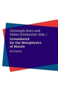 Produktbild: Groundwork for the Metaphysics of Morals