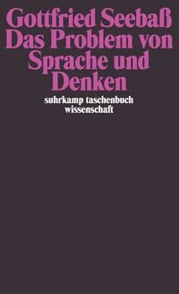 Produktbild: Das Problem von Sprache und Denken