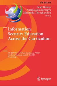 Produktbild: Information Security Education Across the Curriculum