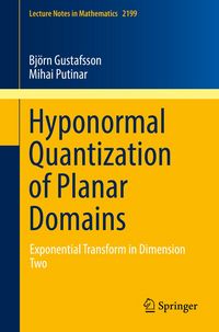 Produktbild: Hyponormal Quantization of Planar Domains