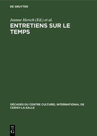 Produktbild: Entretiens sur Le temps